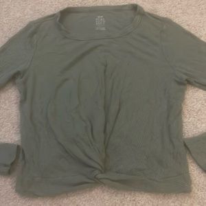 Aerie Real Soft Olive green top